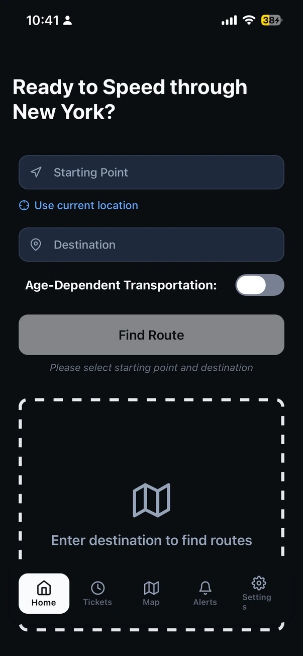 Screenshot of Speedrail