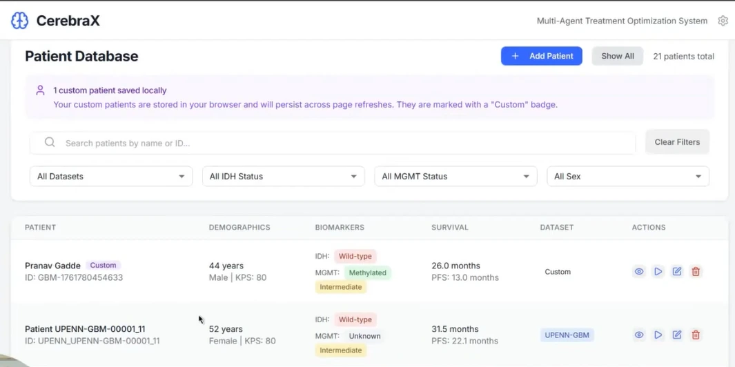 Screenshot of Cerebrax