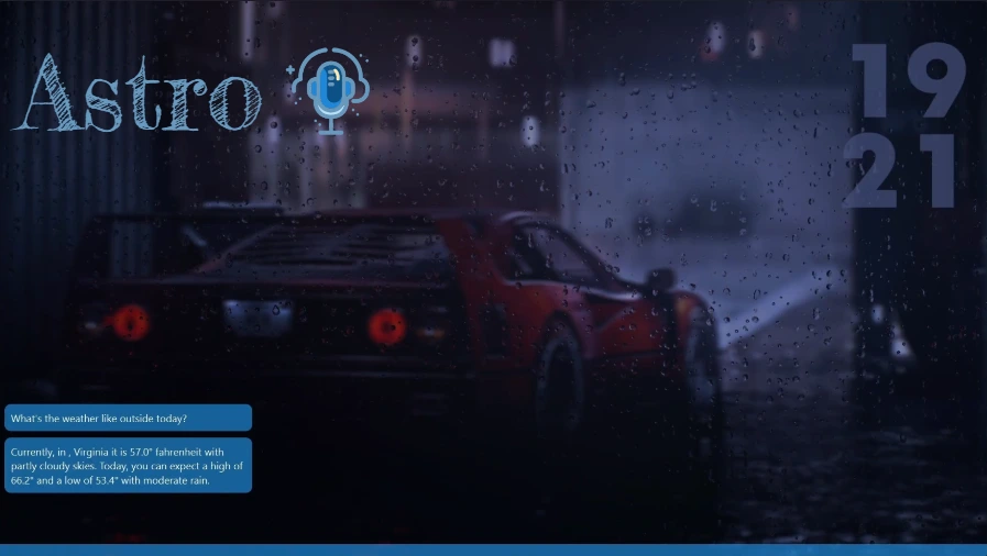 Screenshot of Astro
