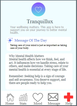 Screenshot of Tranquilluxapp Cac2025
