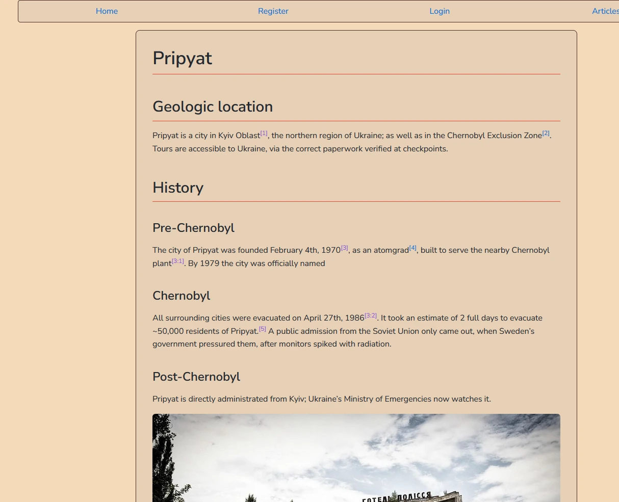Screenshot of Wikibeachia