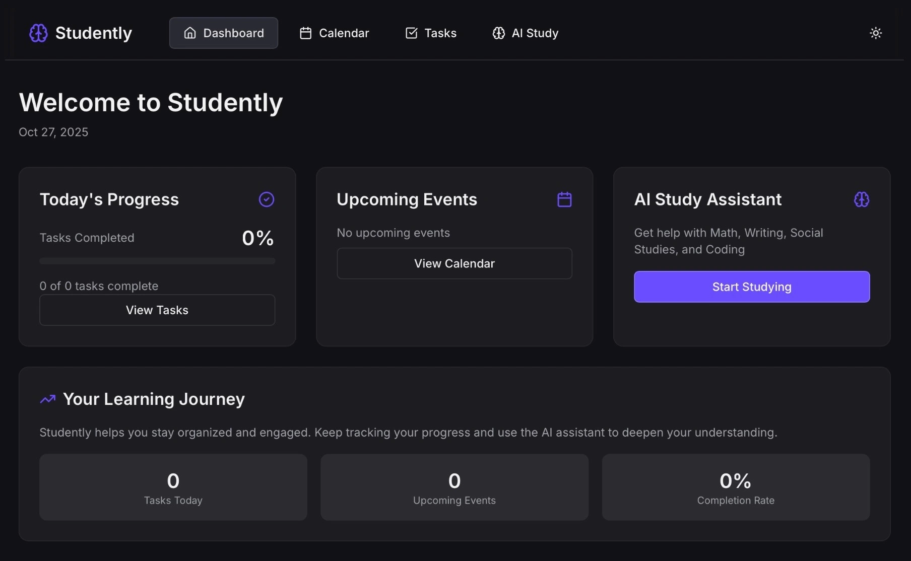 Screenshot of App