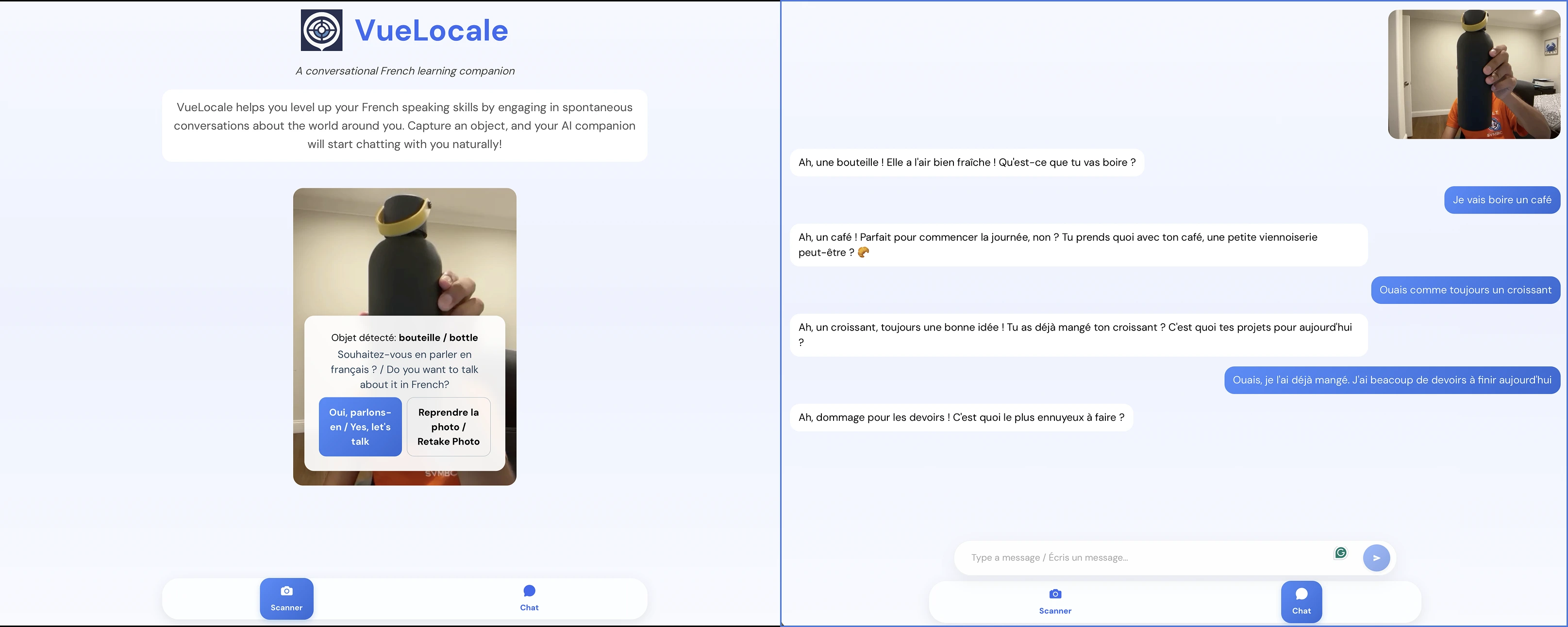 Screenshot of Vuevocale
