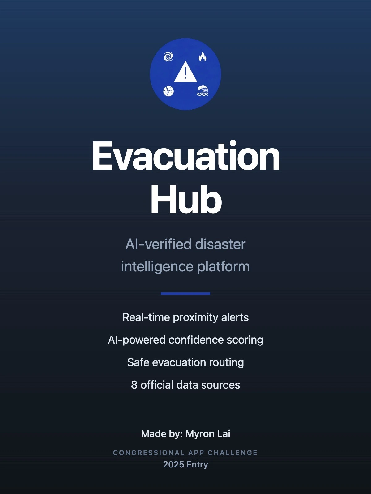 Screenshot of Evacuationhub