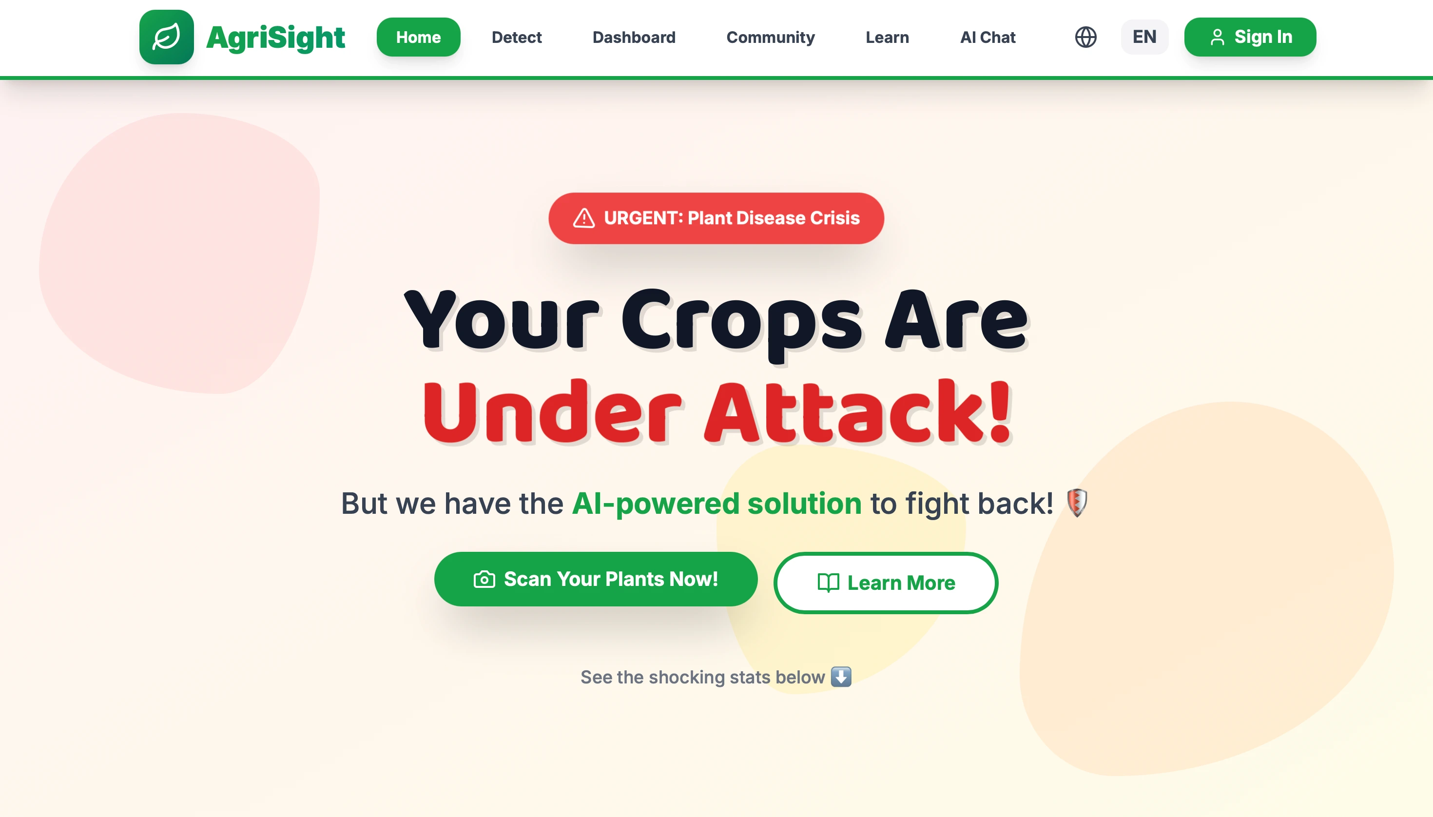 Screenshot of Agrisight