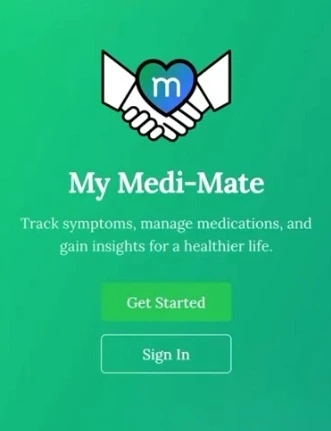 Screenshot of Health Management App