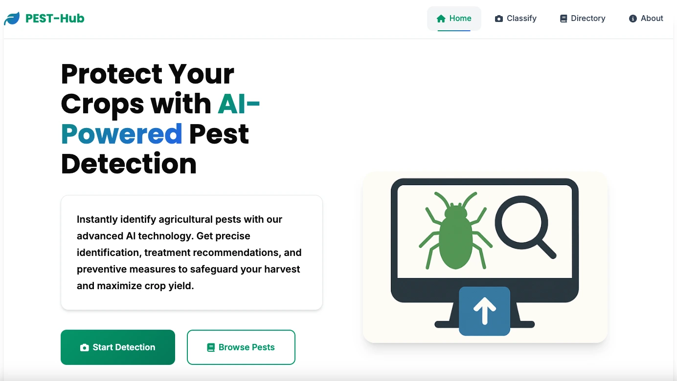 Screenshot of Pesthub